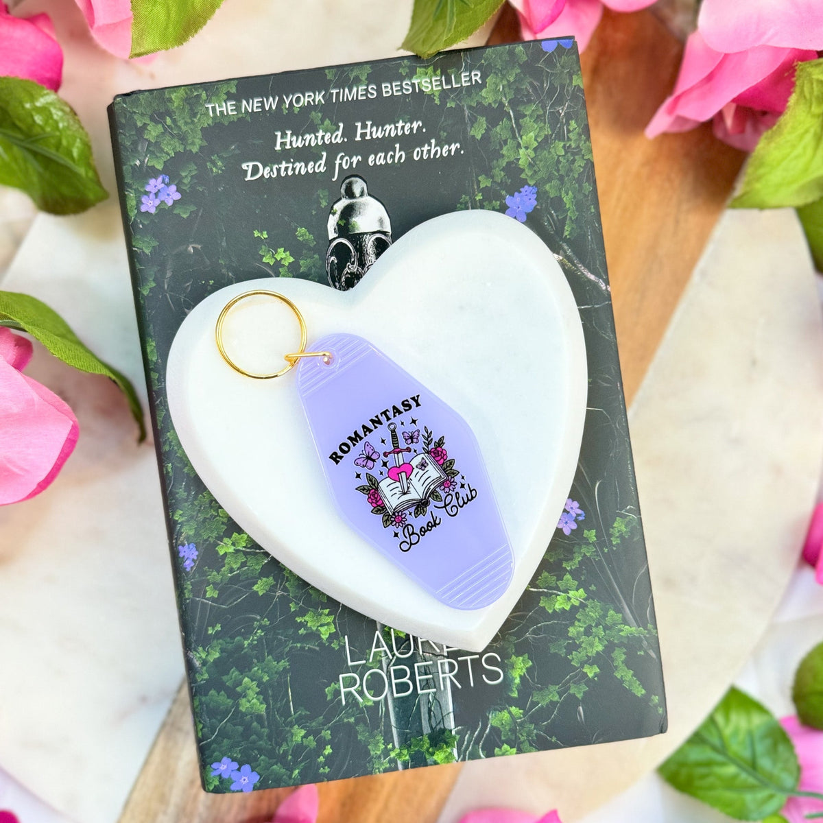 Romantasy Book Club Motel Keychain