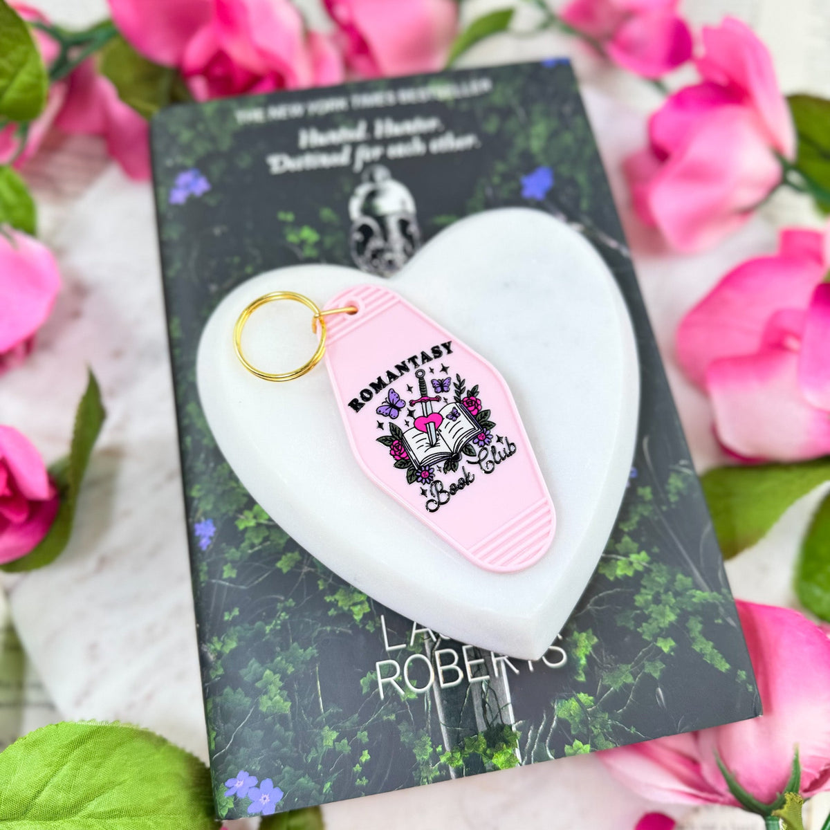 Romantasy Book Club Motel Keychain