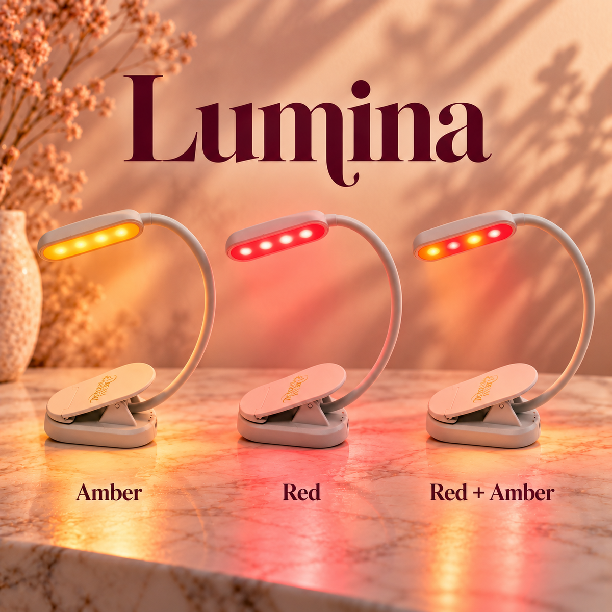 Lumina | Circadian-Friendly Blue Light-Free Reading Lamp
