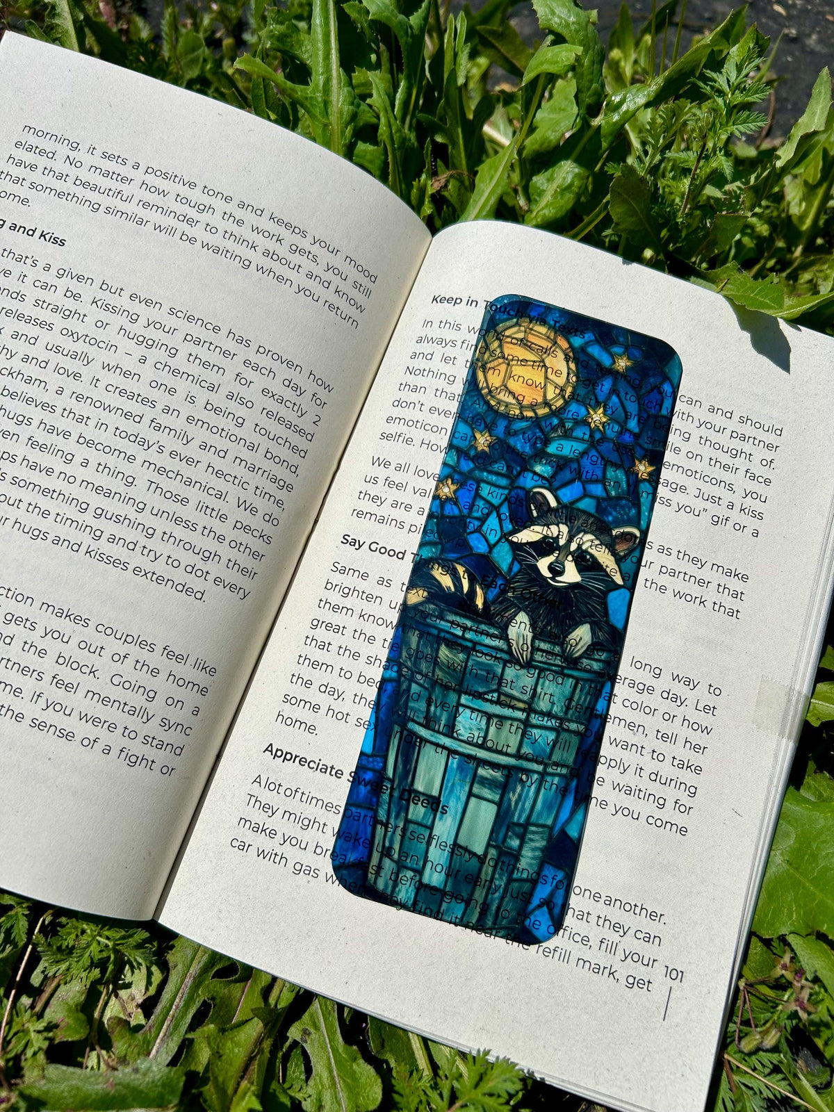 Trash Raccoon Bookmark - Cute Funny Raccoon Reading Accessory, Garbage Panda Gift, Animal Lover Bookmark, Unique Bookish Gift